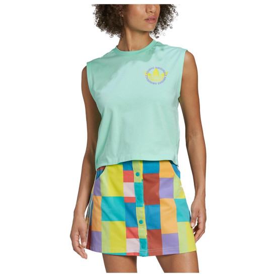 Adidas Γυναικεία αμάνικη μπλούζα Crop